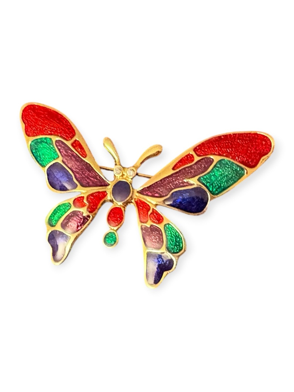 🦖 5 for $20 Colorful Enamel Butterfly Brooch - Multicolor